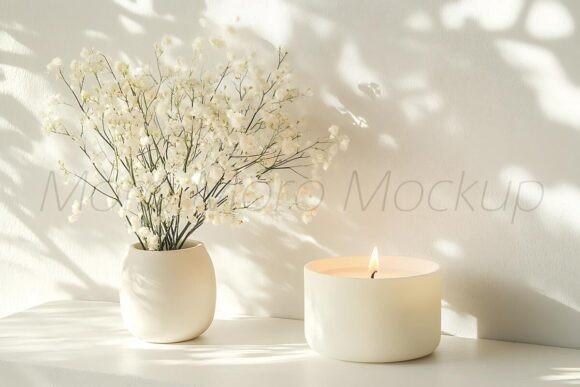 Download Mothers Day Candle Product Mockup - Product mockup Collection