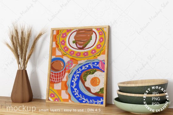 Download Mockup Frame Kitchen, Interior Mockup - Mockup frame Collection
