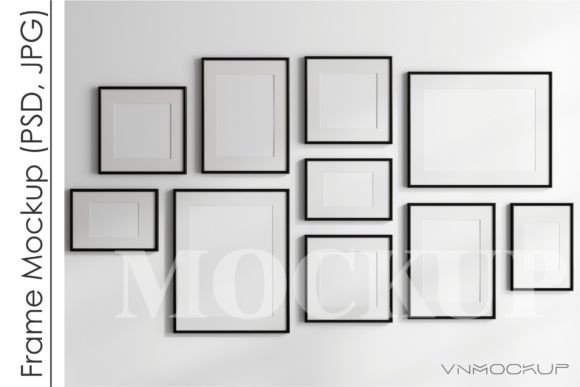 Download Gallery Wall Mockup, Frame Mockup - Premium Resources
