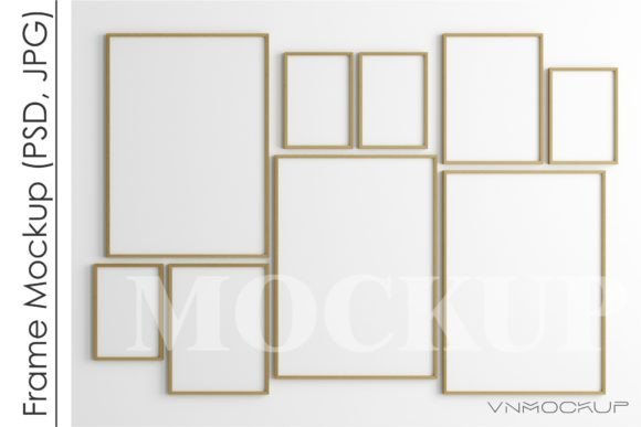 Download Gallery Wall Mockup, Frame Mockup - Premium Resources