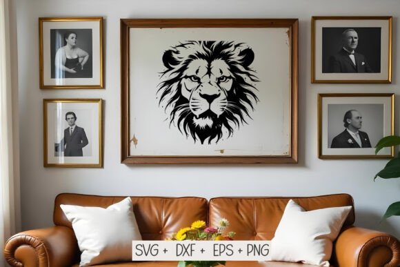 Download Lion Head SVG, Lion Silhouette Svg - Lion head svg Collection
