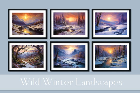 Download Wild Winter Landscapes Digital Prints - Premium Resources