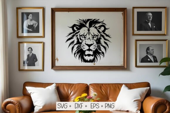Download Lion Head SVG, Lion Silhouette Svg - Lion head svg Collection