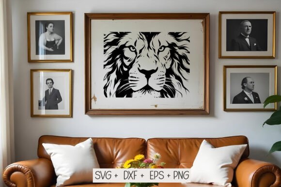 Download Lion Head SVG, Lion Silhouette Svg - Lion head svg Collection