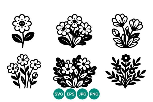 Download Black and White Floral Vector Art - Floral vector art Collection