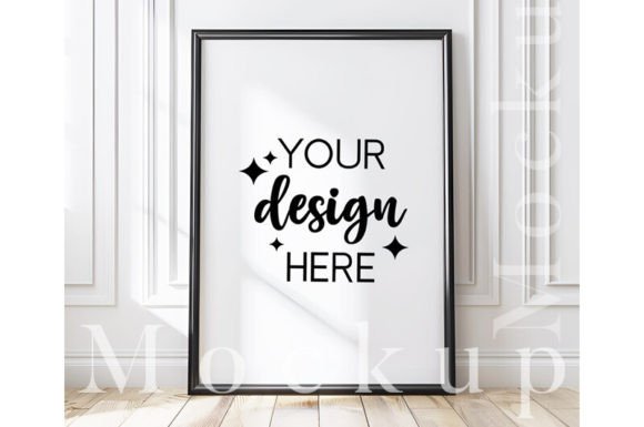 Download Vertical Black Frame Mockup Frame Mockup - Mockup frame Collection